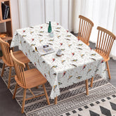 Lofaris Liberty Birds Pattern Step And Repeat Tablecloth